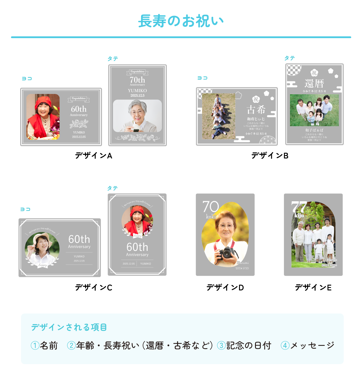 長寿祝いテンプレ