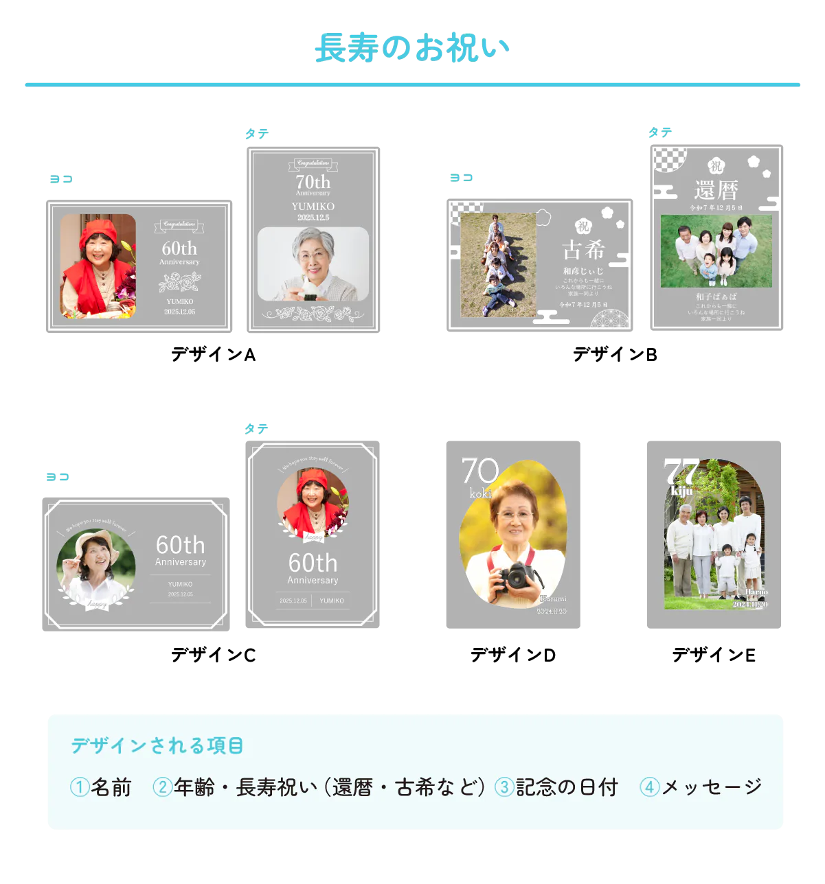 長寿祝いテンプレ