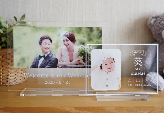 記念アクリルボード