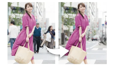 不用物の除去の加工例 BEFORE AFTER